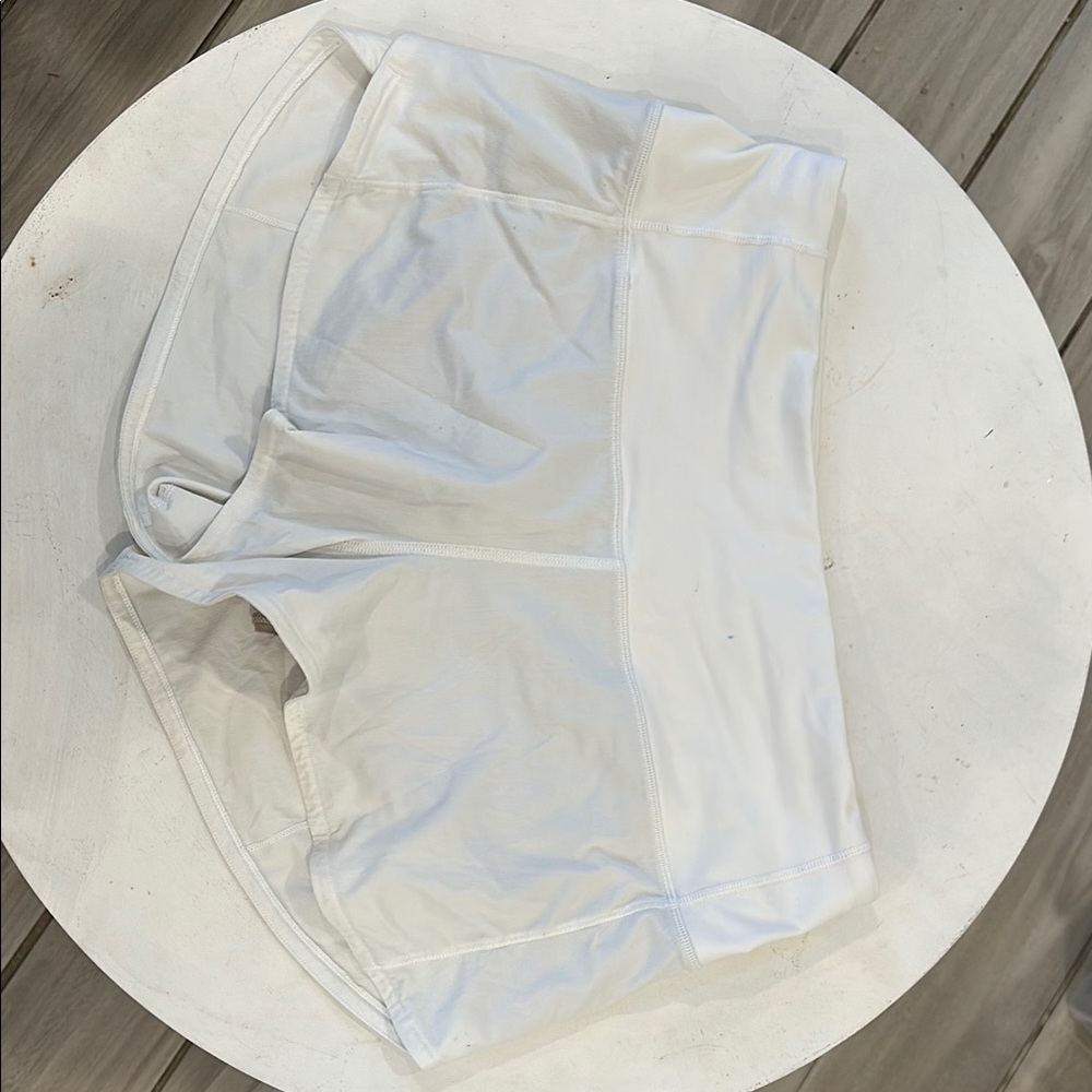 Lululemon white shorts
